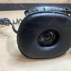 Vintage HD-3030 Stereo Mono Headphones Black Padded Volume Control, Tested!!