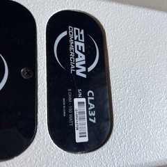 Pair Of Eastern Acoustic Works Commercial Speakers CLA37 Monitor 7×3” White VTG