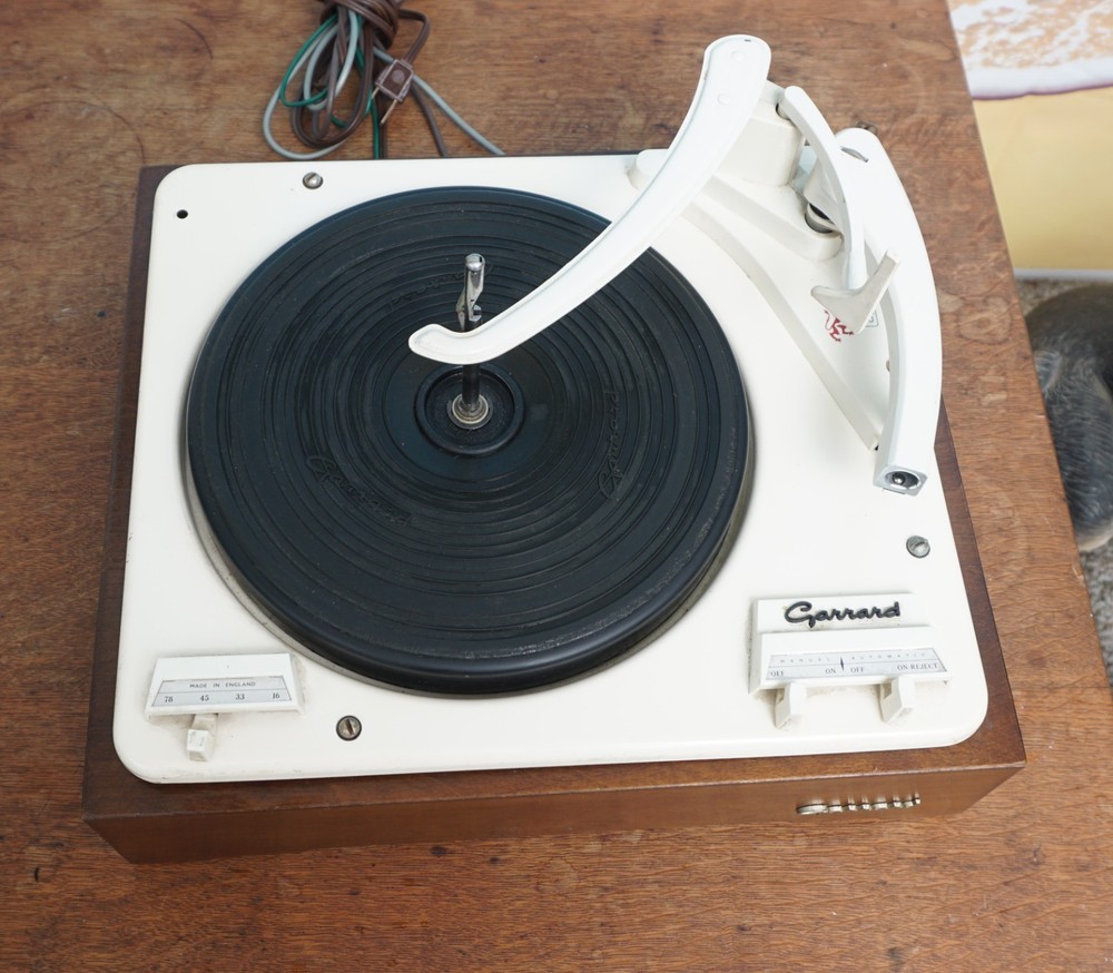 GARRARD 210 Turntable And Plinth. PARTS OR REPAIR.