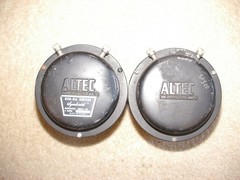 Pair Altec lansing 808 8a speaker drivers high freq compression tested working