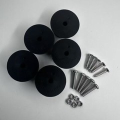 5 New FEET w/ hardware for Sansui G-8000 G-9000G-9000DB Heavy-Duty Foot Parts