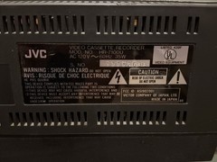 JVC HR-7100U ***FOR PARTS NOT WORKING*** The Goldbergs VHS VCR Player