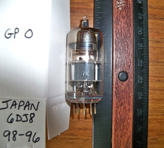 Strong Toshiba Gray Plate O Getter 6DJ8 / ECC88 Tube – 98/96