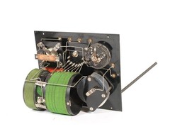 1922 Telmaco BR Radio & Matching BA Amplifier w/Good Tipped Amber Glass Tubes