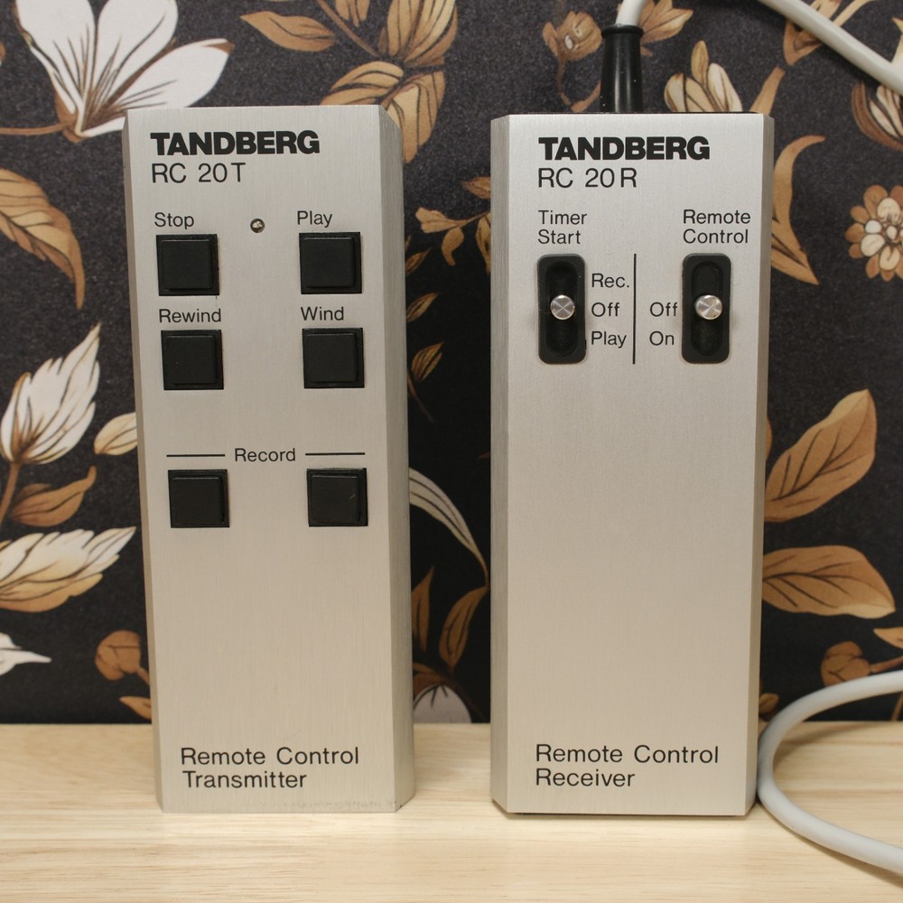 Working Tandberg RC-20 Wireless Remote Control for Cassette TD-20 440A 3014 3004