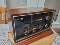 Beautiful Vintage Philco R7WA-TS (Ford Logo) AM/FM Tuner /Tested See Video