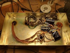 Heathkit W3-AM Dual-Chassis 20-Watt Amplifier for parts or repair