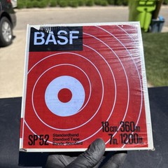 1 (ONE) BASF SP52 7IN 1200FT REEL TAPE – BRAND NEW