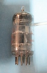 6DJ8 PAIR of RCA labelled NOS tubes. Made in Holland by AMPEREX.