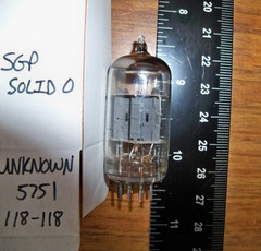 Strong Unknown Short Gray Plate Solid O Getter 5751 Tube – 118/118