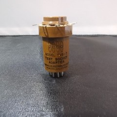 Vintage Pomona 7 Pin Bakelite Vacuum Tube Socket Saver Adapter TVS-7