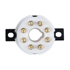 2pcs Amptata 8pin Tube Socket Octal Gold EL34 6SN7 KT88 5U4G 274B 6L6 5AR4 6V6