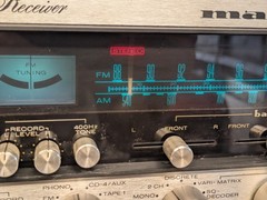 Marantz 4230 Stereo + Quadradial Receiver Untested Powers Up Sold As Is