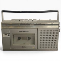 Vintage Realistic Minisette-12 AM/FM Radio Cassette Recorder 14-1012A Untested