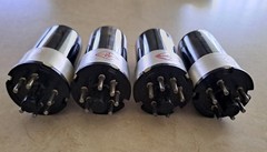 NOS 6P6P 6V6GT Metal Base Tubes – Matched Quad