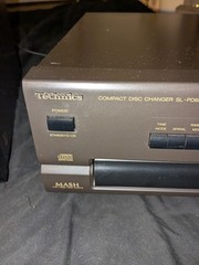 Vintage Technics SA-GX690 Stereo Receiver W/ Matching Sl-pd687 5 Disc Cd Changer