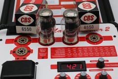 CBS Hi-Fi Matched 6550 Power Tubes – Original CBS Boxes Triple getter match code