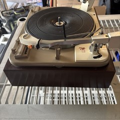 VTG Garrard Laboratory Type A Turntable & Wood Plinth Base WORKS READ! NO COVER