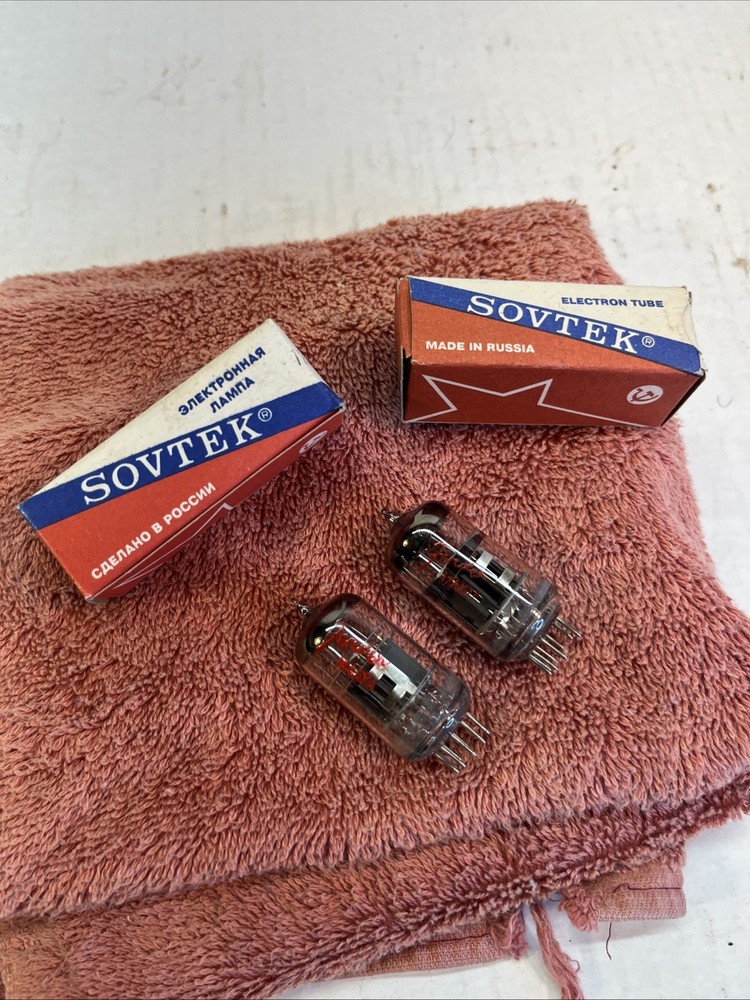 fender 12AX7A Lot Of 2 Vintage Original Tubes