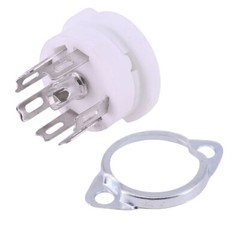 10X 7-Pin B7G Tube Socket For EAA91, EC92, 6Z4 6X4 1A2 6H2 6J5 Tube AMP DIY USA