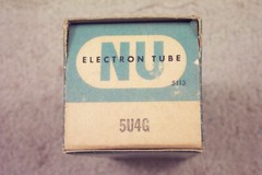 1, NEW in box, National Union 5U4G, tall, shouldered glass, 5U4GB, 17 available