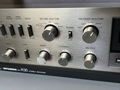 Vintage Mitsubishi DA R-35 Stereo Receiver – Parts or Repair