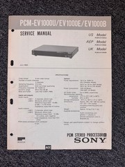 SONY, ORTOFON, ADCOM, DBX VARIETY OF MANUALS
