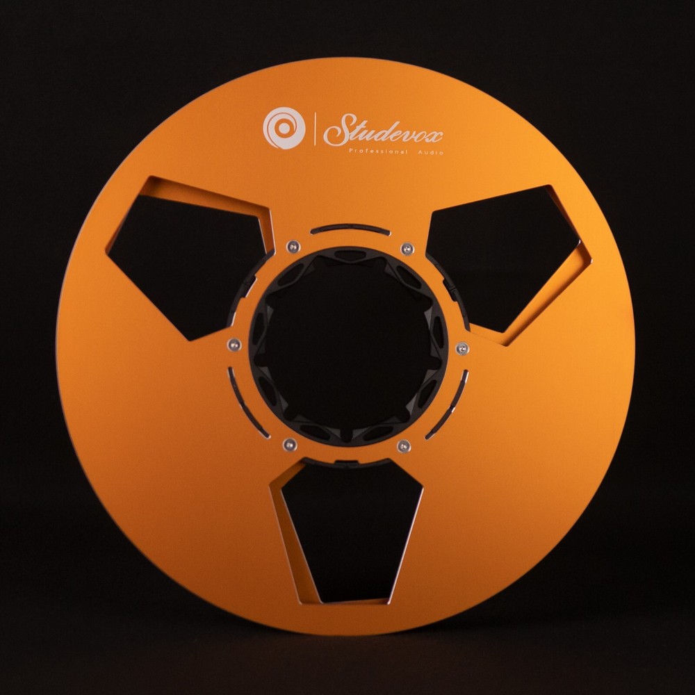 Studevox 10.5″ Edge Polished Aluminium Empty Tape Reel For Reel Tape Recorders