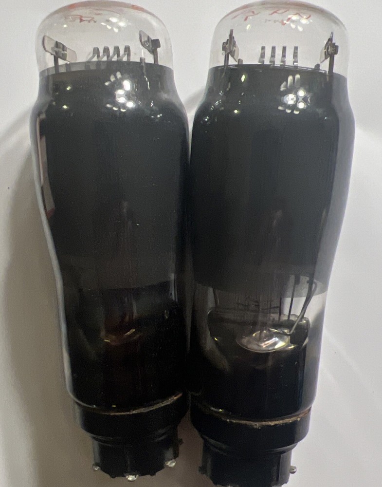 Pair AD1 Tungsram Tube Single Plate Akin To Ebiii 4683 LK460 Very Close To 2A3