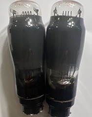 Pair AD1 Tungsram Tube Single Plate Akin To Ebiii 4683 LK460 Very Close To 2A3