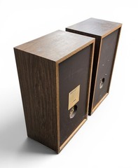 Vintage Micro-Acoustics MA Pro-1 Speakers Pair Walnut Hi-Fi Multi Tweeter USA