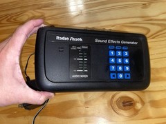 Radio Shack Sound Effects Generator 32-1116 W/ AC Power Supply Working Vintage