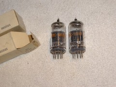 2 x 5814A (12AU7) RCA Tubes*Super Strong Matched*Black-O*MEATBALL*NOS_NIB* #R3