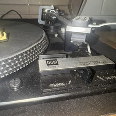 Dual 1237 Automatic Belt Drive Vintage Record Player Turntable with Dust Cover