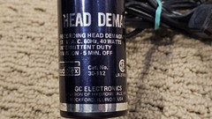 Vintage AUDIOTEX Tape Cartridge Player HEAD DEMAG Demagnetizier No 30-112-2