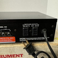 HAFLER MODEL 100 STEREO PREAMPLIFIER – SERVICED – CLEANED – TESTED – WITH BOX