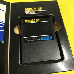 Junk SC-3000/SG-1000 MONACO GP G-1017 w/ Box & Manual Sega Game Cartridge Japan