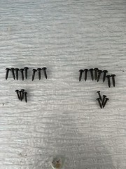 Pair Realistic Minimus -7 Speaker Screw Set