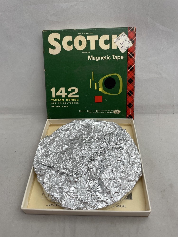 Scotch 3M 7″ 142 Tartan Series 900 ft Reel to Reel Magnetic Tape