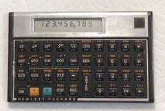 Vintage HP-15C Scientific Calculator with Case