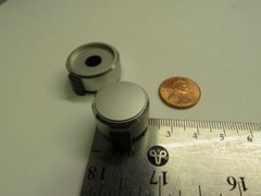 1 ONLY OF 3 TEAC X-300 X-300R 2-PART MIC LINE OUTPUT CONTROL KNOB