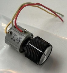 BECKMAN HELIPOT PRECISION 10 TURN POTENTIOMETER S7286 R50K L.25 w/KNOB