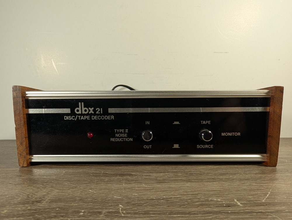 Vintage DBX 21 Disc/ Tape Decoder Noise Reduction Model 21 USA Made – Tested