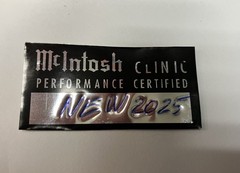 McIntosh Tube Mc275 Amp Preamp “CLINIC CERTIFIED” Repair WRITEABLE DECAL NEW!