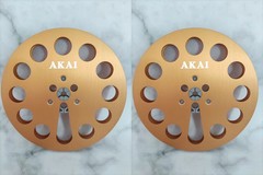 One Pair 7” black AKAI Light Aluminum Reel to Reel Take Up Reel for AKAI GX-77