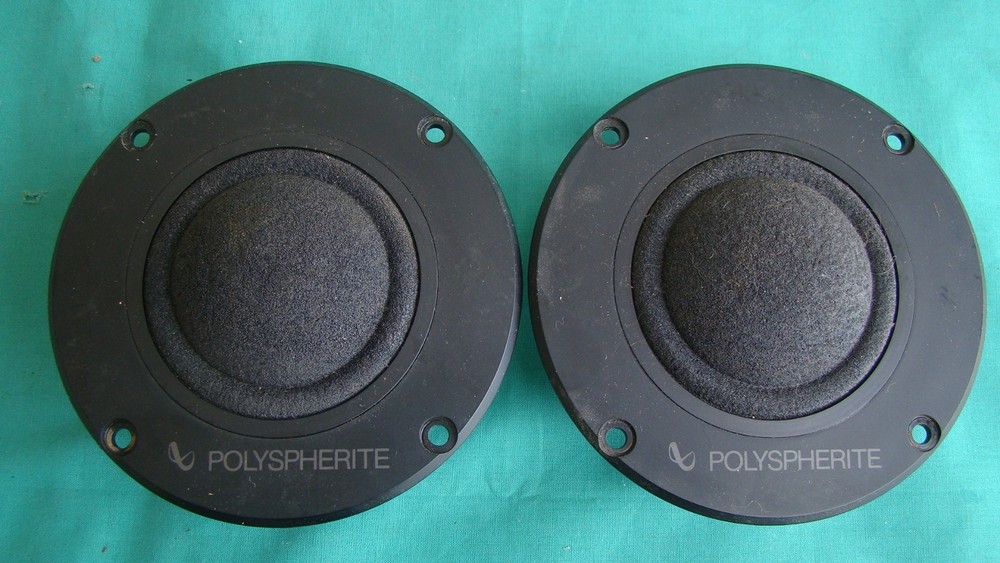 INFINITY 902-4144 Polyspherite Dome Midrange (pair)