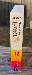 Betamax Beta Betacord Cassette Tape Sony Dynamicro L-750 Factory Sealed Lot Of 3