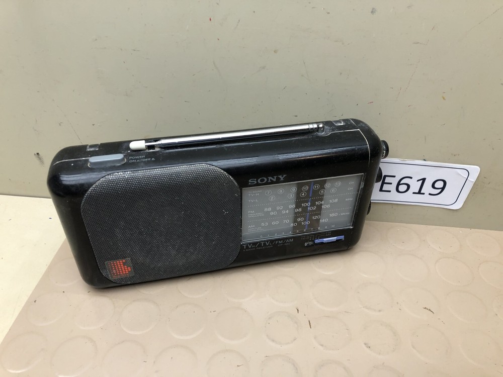 Vintage Sony Radio Model ICF-860 AM/FM/TV