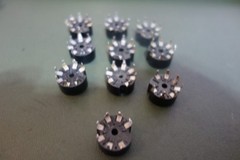 10 Ea MX USA 7 Pin PC Mount Tube Sockets USED