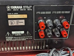 Vintage Yamaha Lot TX-400 Tuner & AX-700U Integrated Amp 110 Watts Per Channel